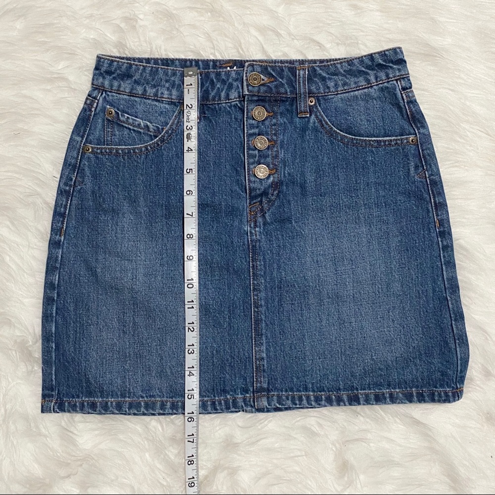 VOLCOM BRAND Denim Jean Mini Skirt - Picture 6 of 6